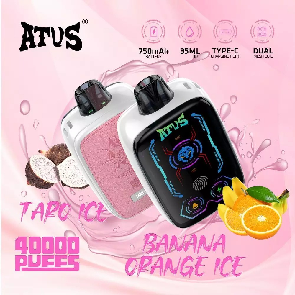 ATVS 40000 Züge Dual Mesh Einweg Vape Großhandel Digitalanzeige 40K – Bild 6