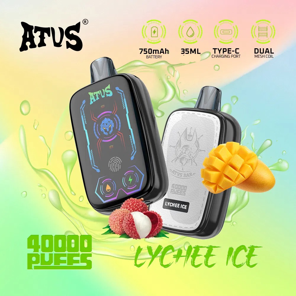 ATVS 40000 Züge Dual Mesh Einweg Vape Großhandel Digitalanzeige 40K – Bild 10