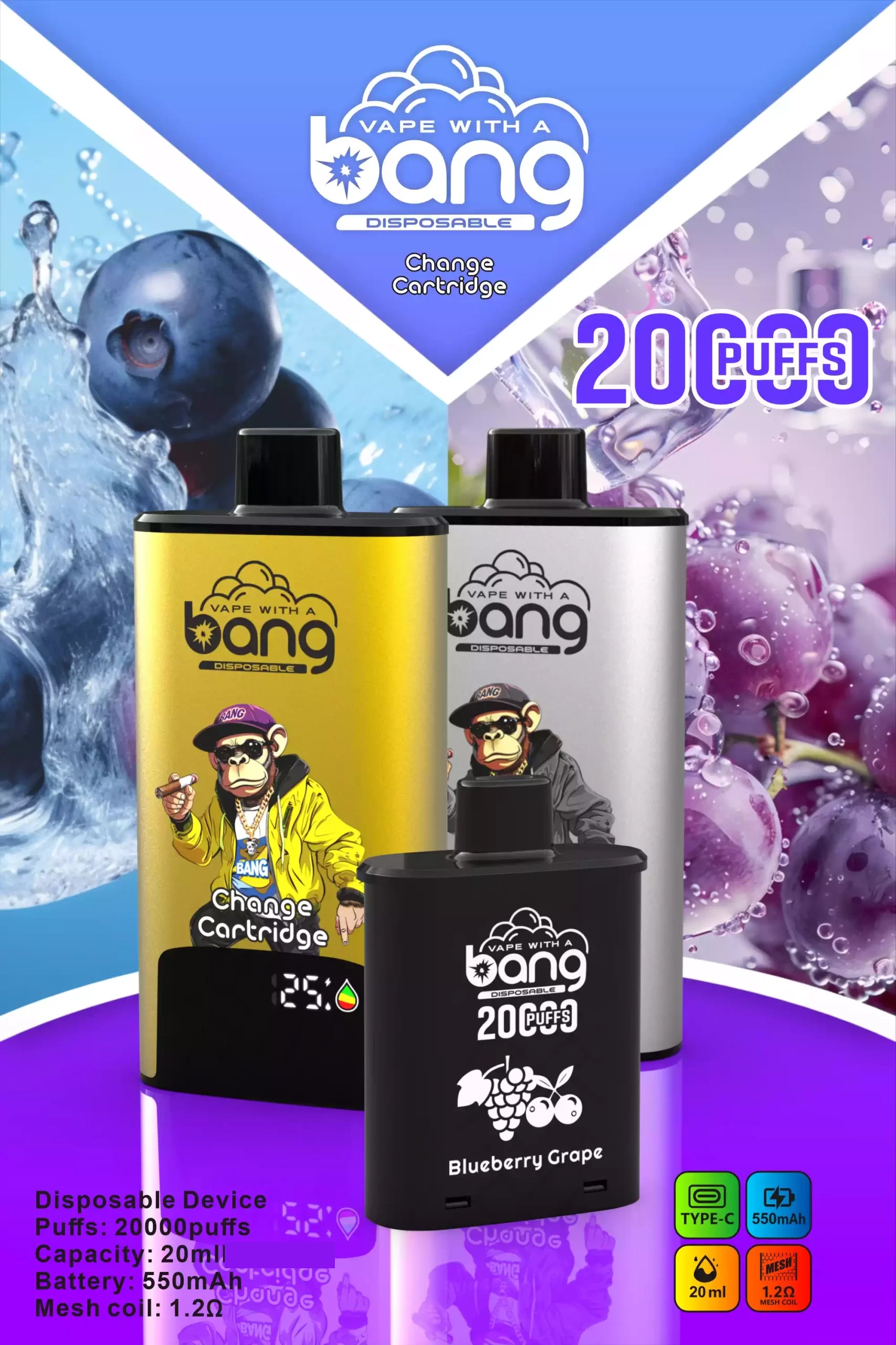 BANG 20000 DSK046 Wechselkartusche 20K – Produktansicht 5