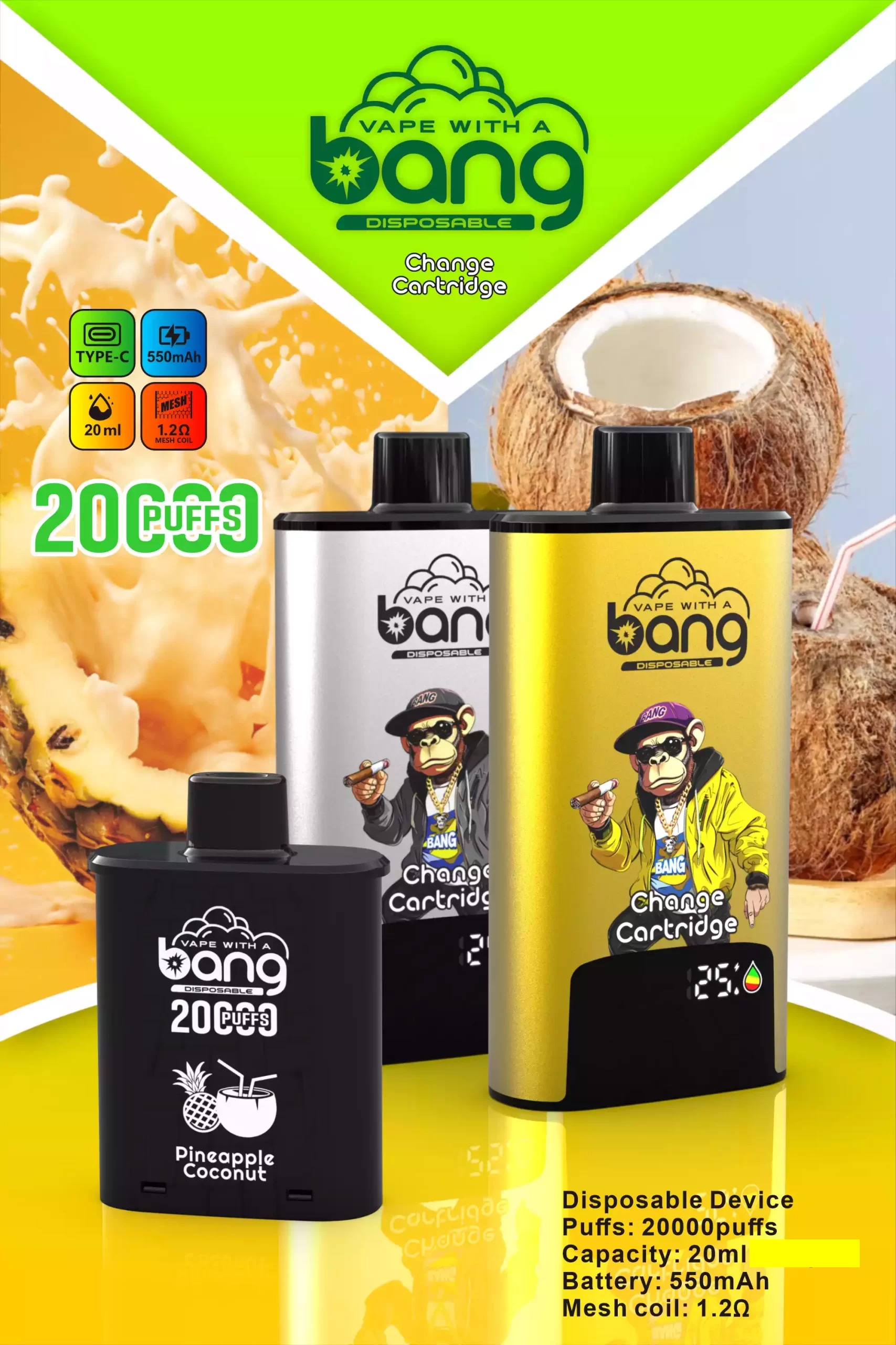 BANG 20000 DSK046 Wechselkartusche 20K – Produktansicht 4
