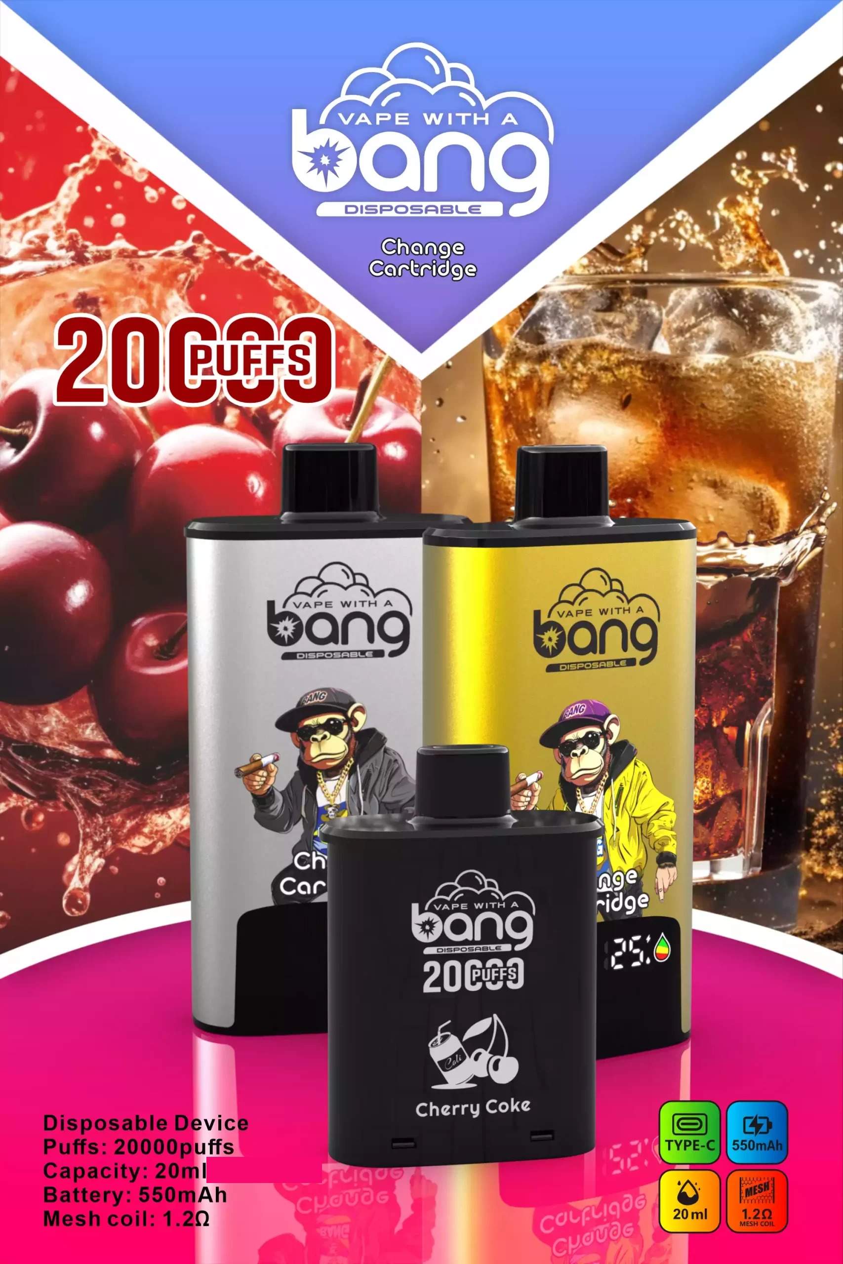 BANG 20000 DSK046 Wechselkartusche 20K – Produktansicht 8