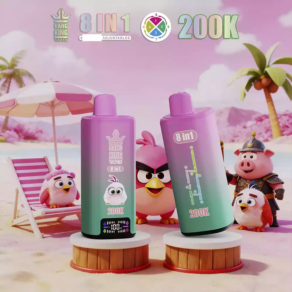 BANG KING 200K Einweg Vape 200000 Züge 8in1 Quad Mesh Großhandel DSK073 – Bild 6