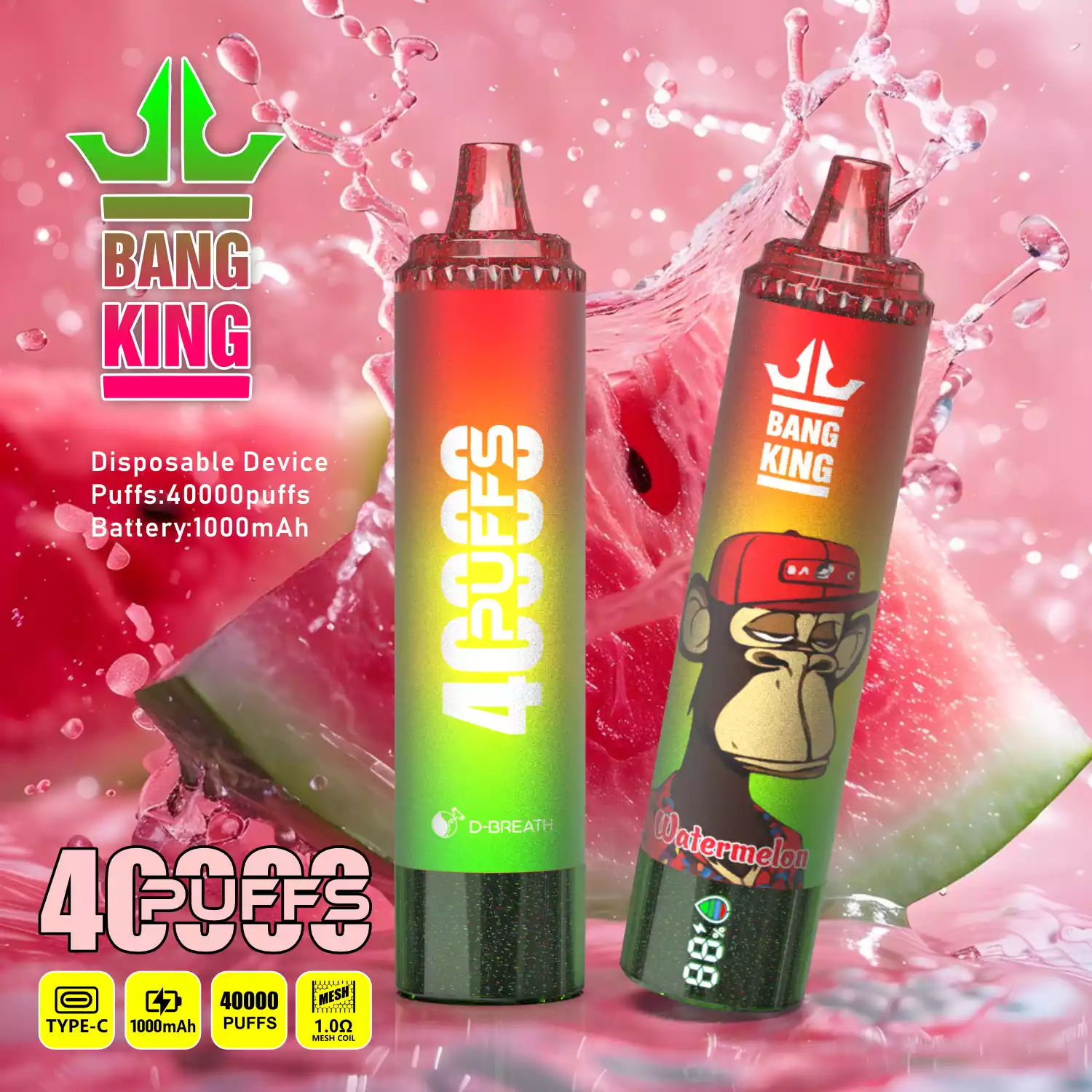 BANG KING 40000 Puffs DSK059 40K Vape – Produktansicht 12