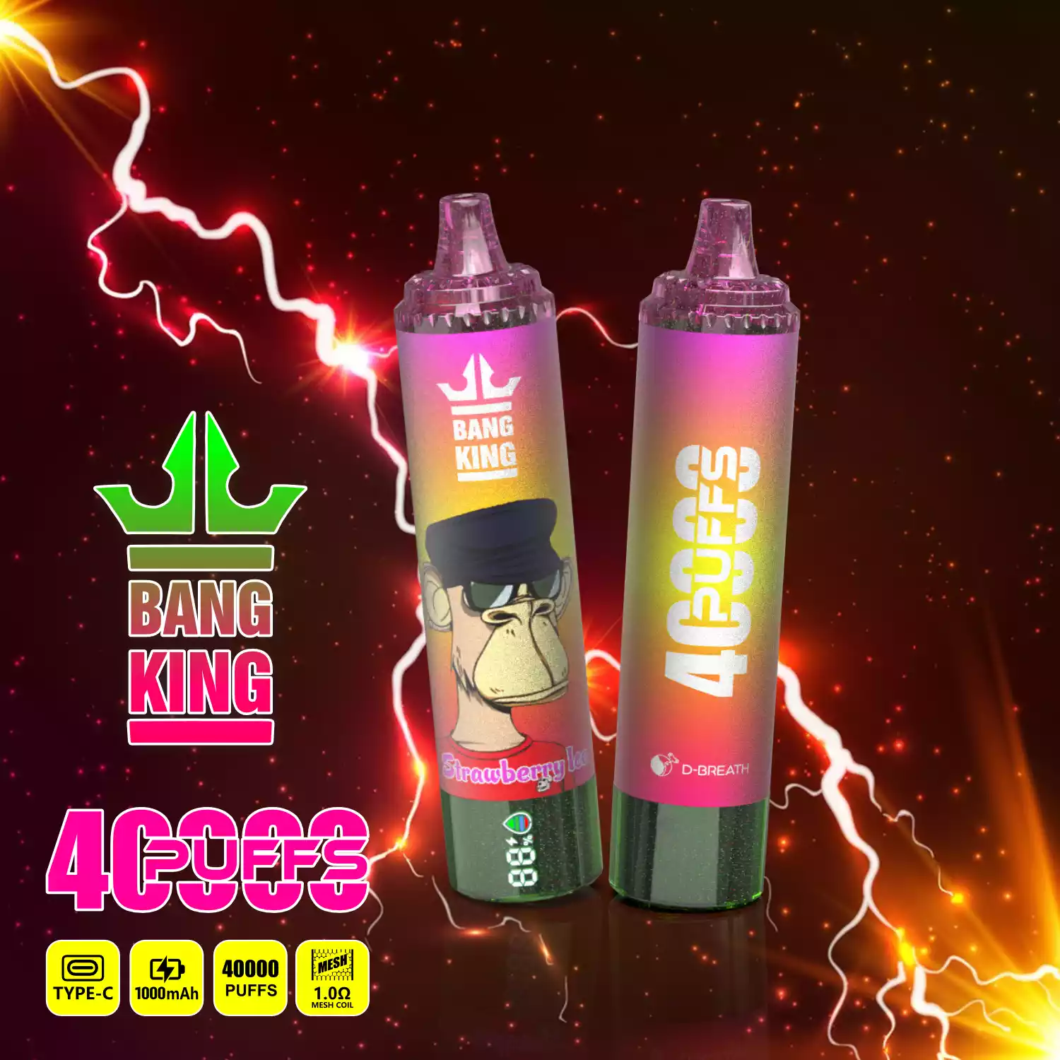 BANG KING 40000 Puffs DSK059 40K Vape – Produktansicht 8