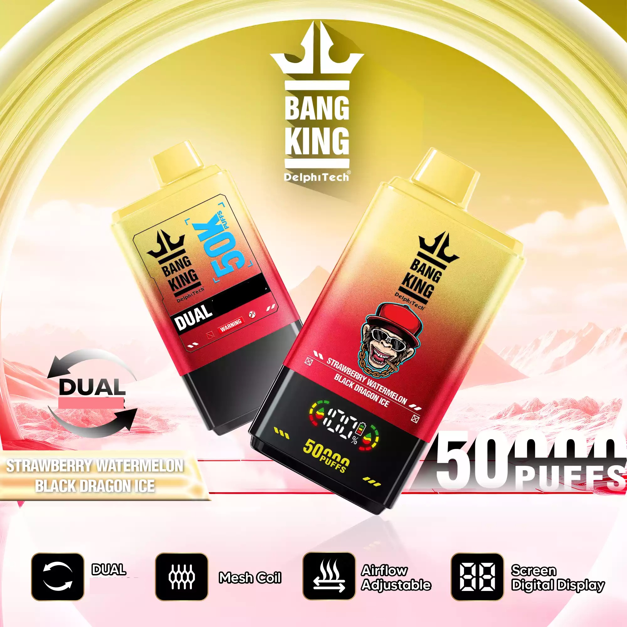 BANG KING 50000 Züge DSK042 Dual Taste Einweg Vape Großhandel 50K – Bild 12