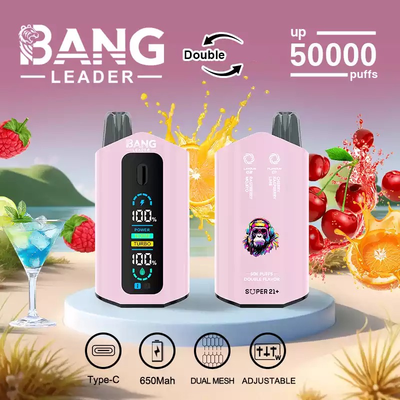 BANG LEADER 50000 Züge Dual Taste Einweg Vape 50K Großhandel – Bild 5