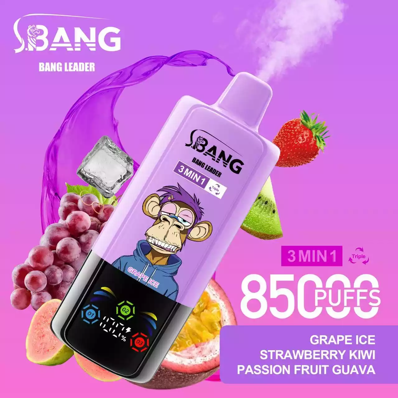 BANG LEADER 85000 Züge 3 in 1 Einweg Vape Großhandel Bestpreis – Bild 13