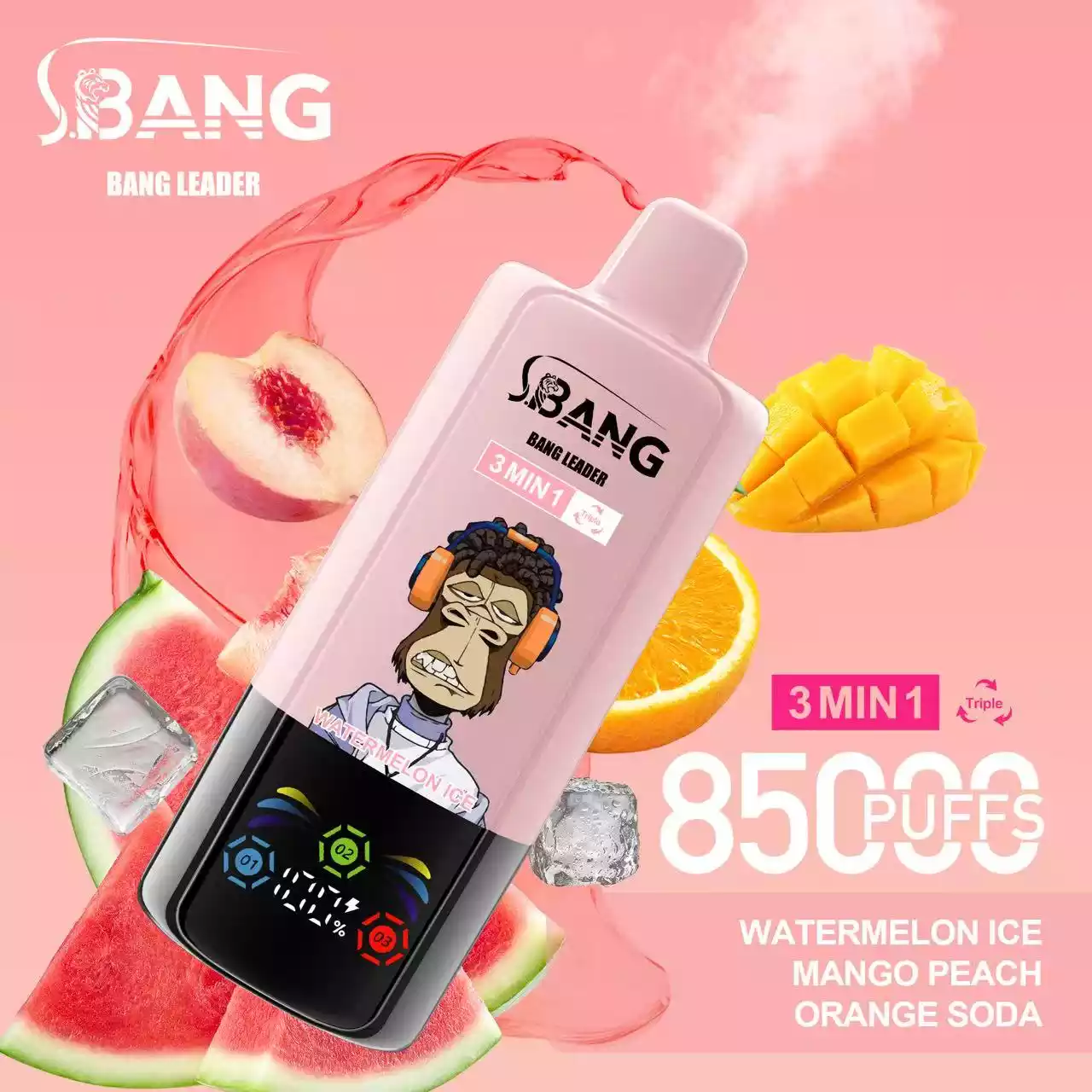 BANG LEADER 85000 Züge 3 in 1 Einweg Vape Großhandel Bestpreis – Bild 8