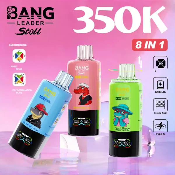 BANG LEADER Stoll 350K 8in1 Einweg Vape Großhandel 350000 Züge Multi Geschmack – Produktansicht 1