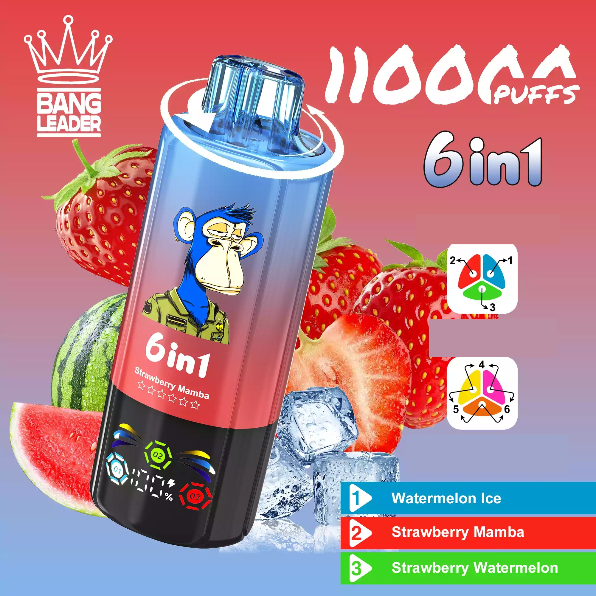 BANG LEADER 110000 Puffs 6 in 1 Einweg Vape Set Großhandel Nachfüllbar – Bild 10