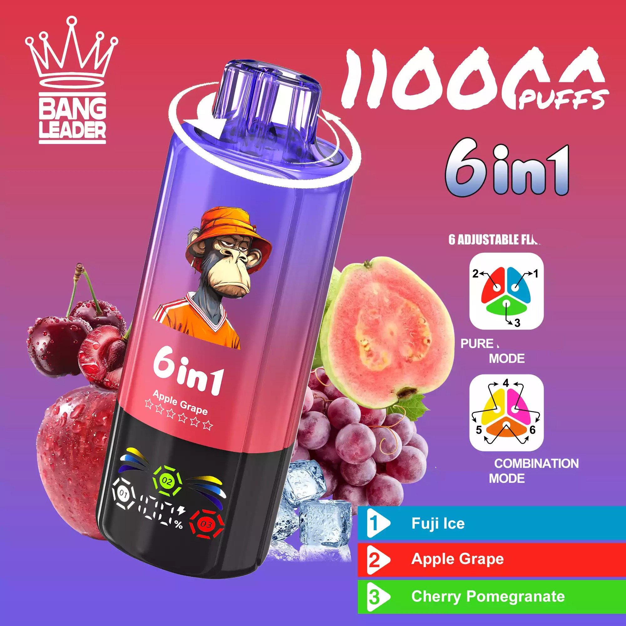 BANG LEADER 110000 Puffs 6 in 1 Einweg Vape Set Großhandel Nachfüllbar – Bild 2