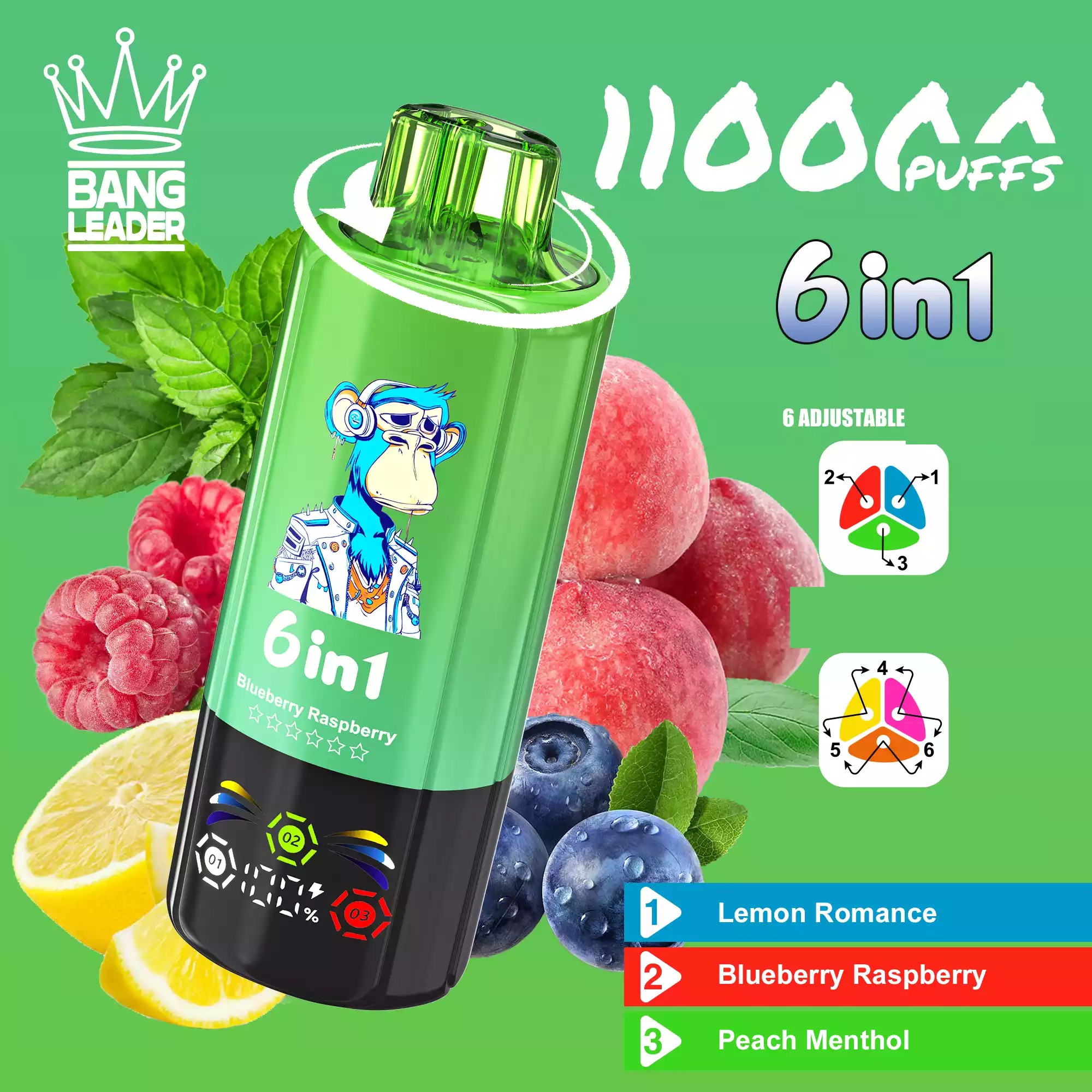 BANG LEADER 110000 Puffs 6 in 1 Einweg Vape Set Großhandel Nachfüllbar