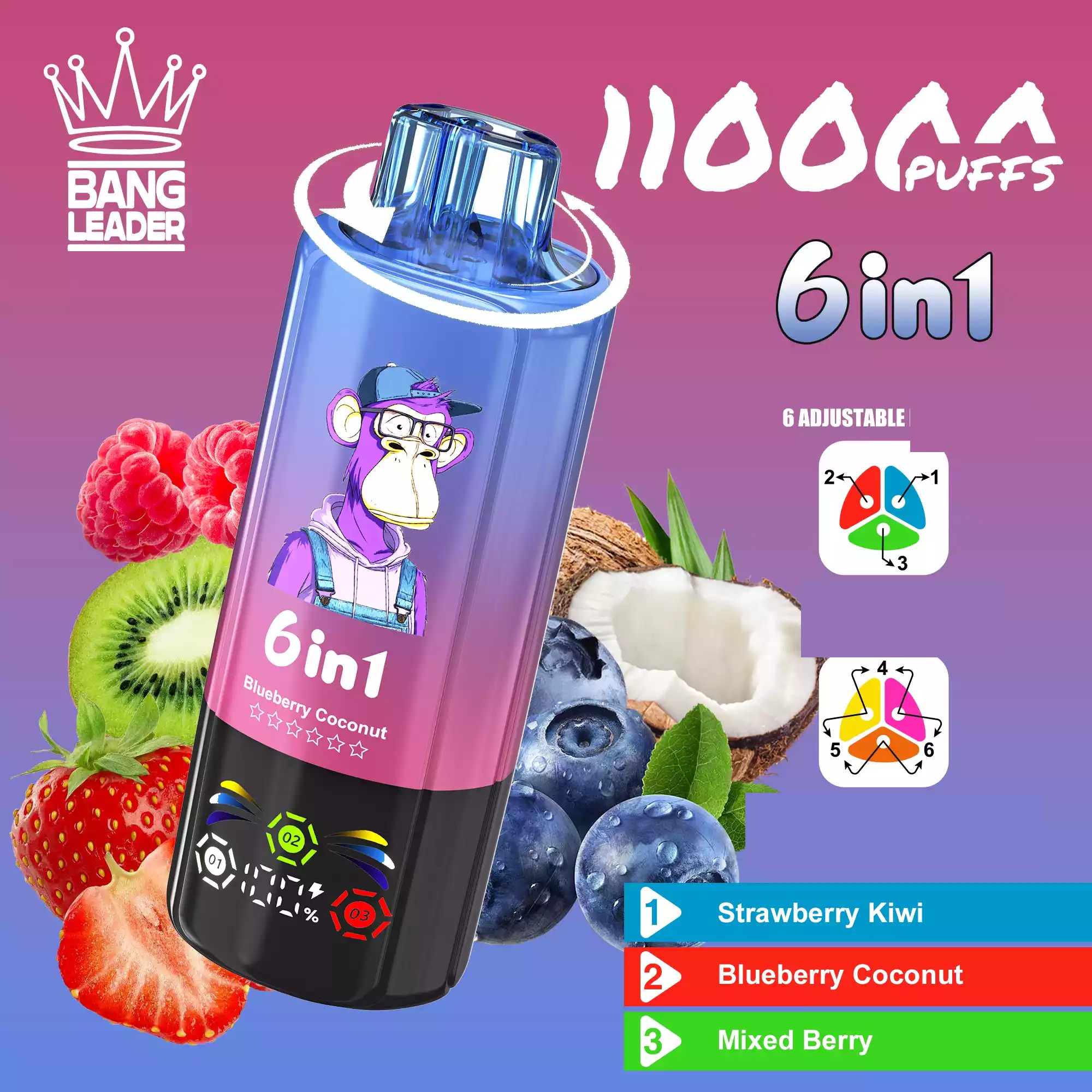BANG LEADER 110000 Puffs 6 in 1 Einweg Vape Set Großhandel Nachfüllbar – Bild 9