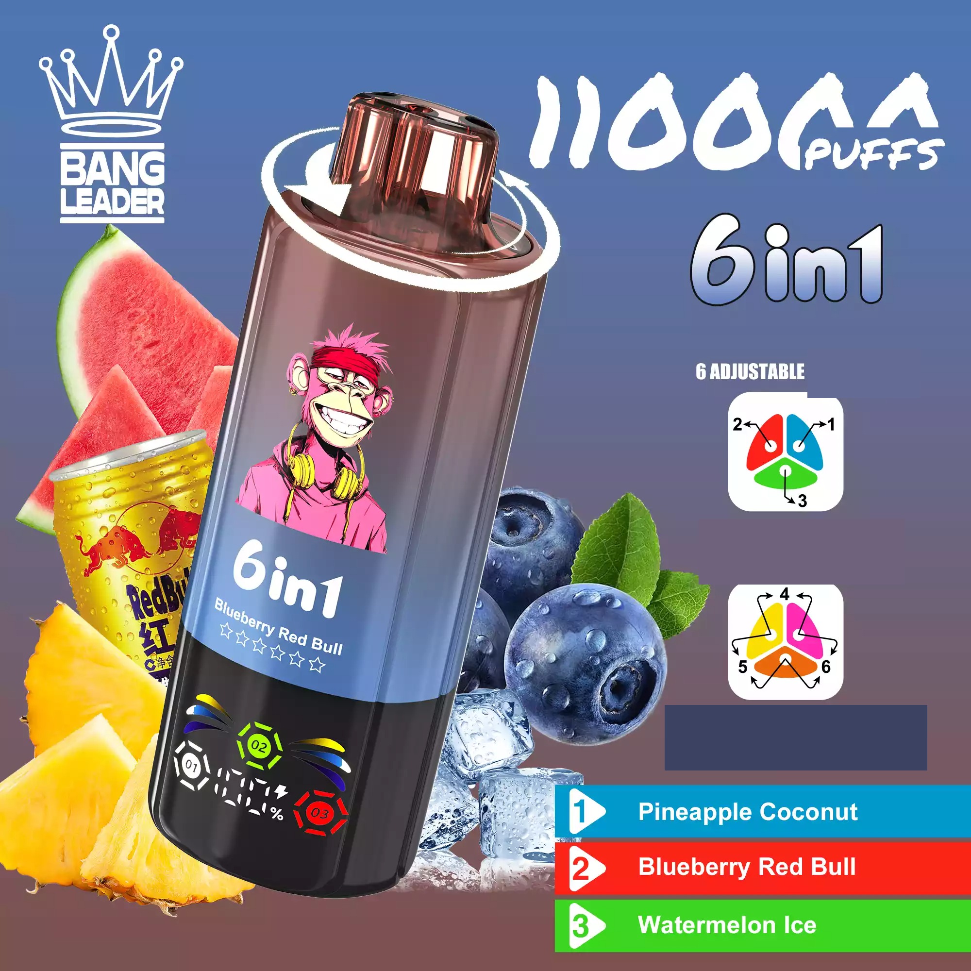 BANG LEADER 110000 Puffs 6 in 1 Einweg Vape Set Großhandel Nachfüllbar – Bild 8