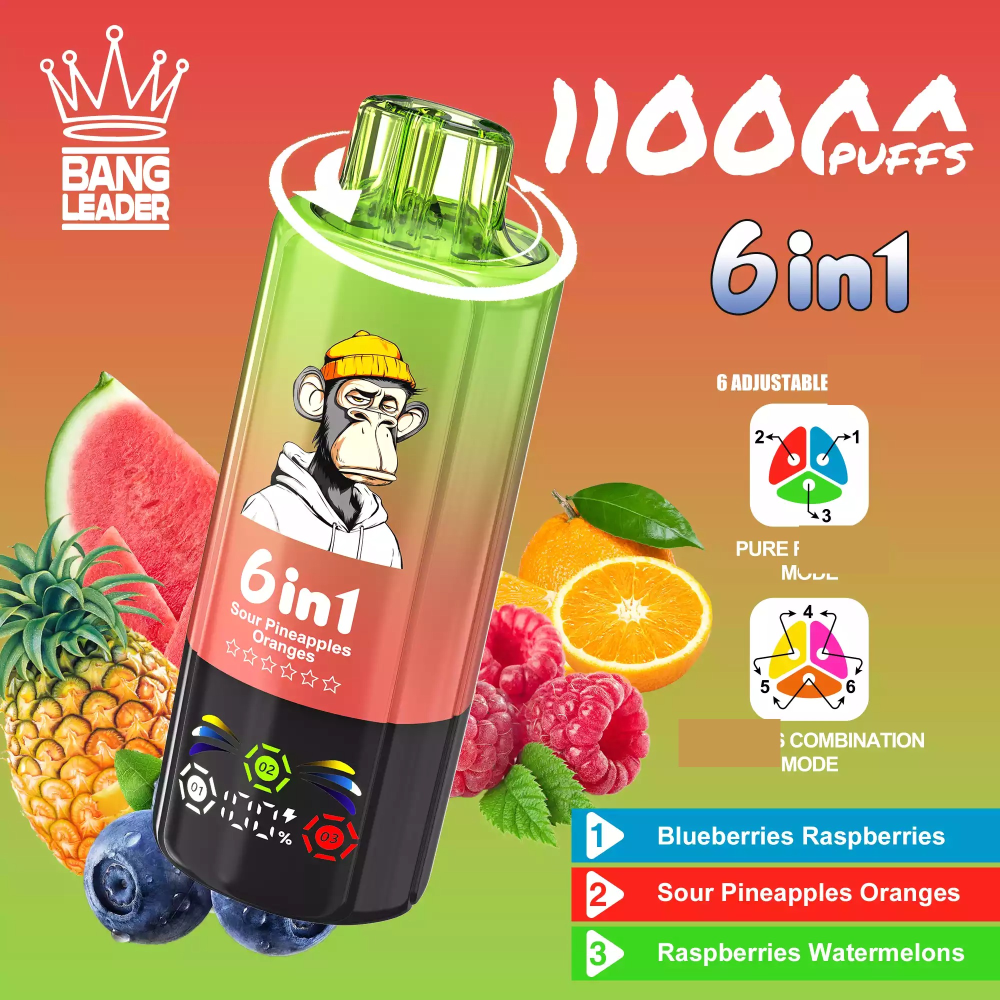 BANG LEADER 110000 Puffs 6 in 1 Einweg Vape Set Großhandel Nachfüllbar – Bild 6