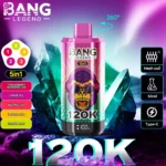 BANG LEGEND 120000 Puffs 5 in 1 Einweg Vape DSK060 Großhandel – Produktansicht 4