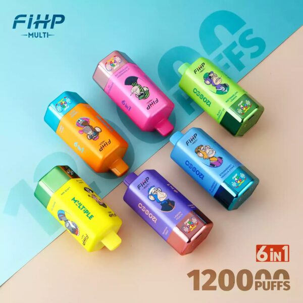 FIHP 120000 120K Züge 6 in 1 Vape – Produktansicht 1