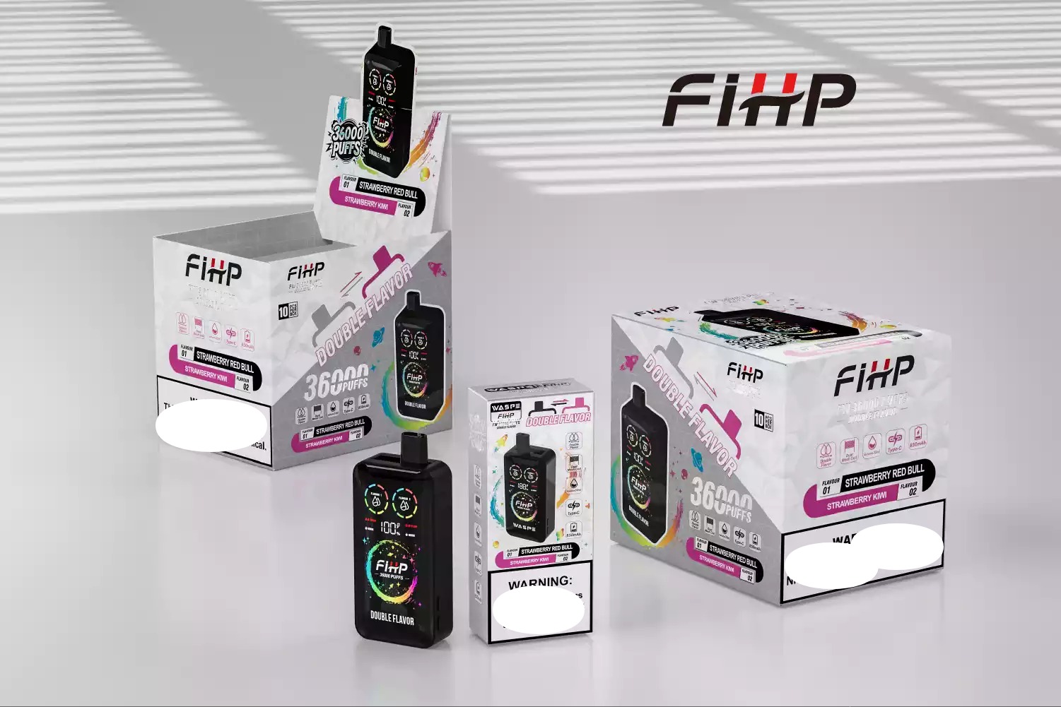 FIHP 36000 Einweg Vape 36K Züge Doppel LED Dual Mesh Coil Großhandel – Bild 8
