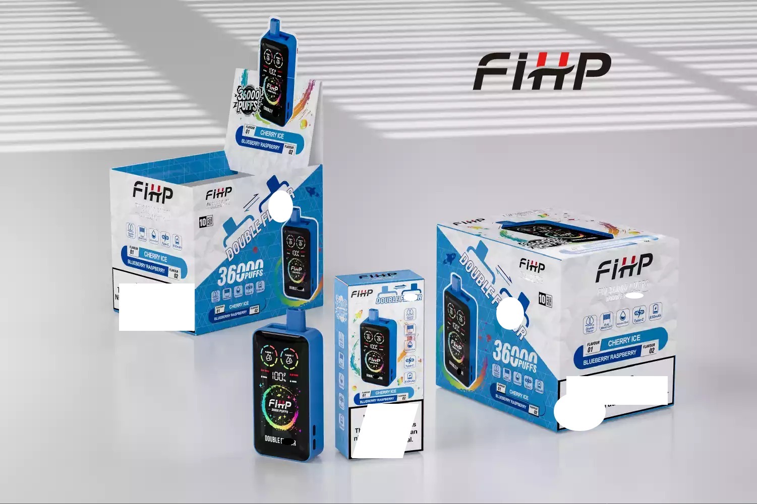 FIHP 36000 Einweg Vape 36K Züge Doppel LED Dual Mesh Coil Großhandel – Bild 5