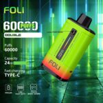 FOLI 60000 Züge 2in1 Dual Vape – Produktansicht 1