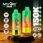 MYDE 8in1 150000 Züge EU Lager Vape – Produktansicht 4