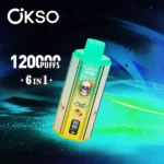 OKSO 6in1 Einweg Vape 120000 Züge LED Display Großhandel Mehrere Geschmäcker – Produktansicht 4