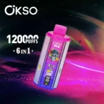 OKSO 6in1 Einweg Vape 120000 Züge LED Display Großhandel Mehrere Geschmäcker – Produktansicht 10