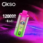 OKSO 6in1 Einweg Vape 120000 Züge LED Display Großhandel Mehrere Geschmäcker – Produktansicht 8