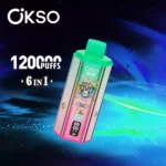 OKSO 6in1 Einweg Vape 120000 Züge LED Display Großhandel Mehrere Geschmäcker – Produktansicht 7