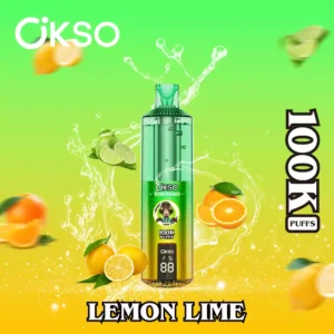 OKSO Tornado 100K Einweg Vape 100000 Züge Dual Mesh Coil RGB LED Großhandel