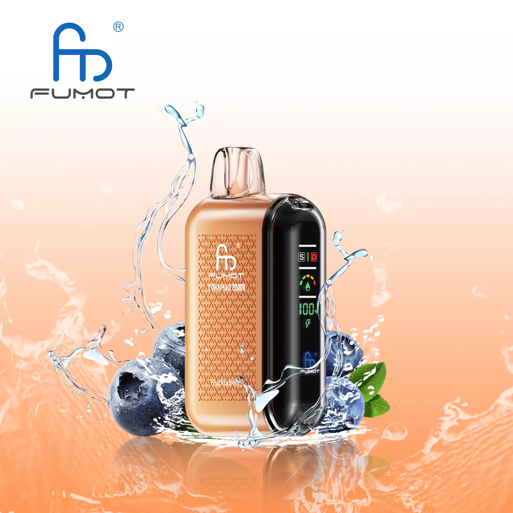 RandM FUMOT Tornado 20000 Züge Dual Mesh Display Einweg Vape Großhandel – Bild 11