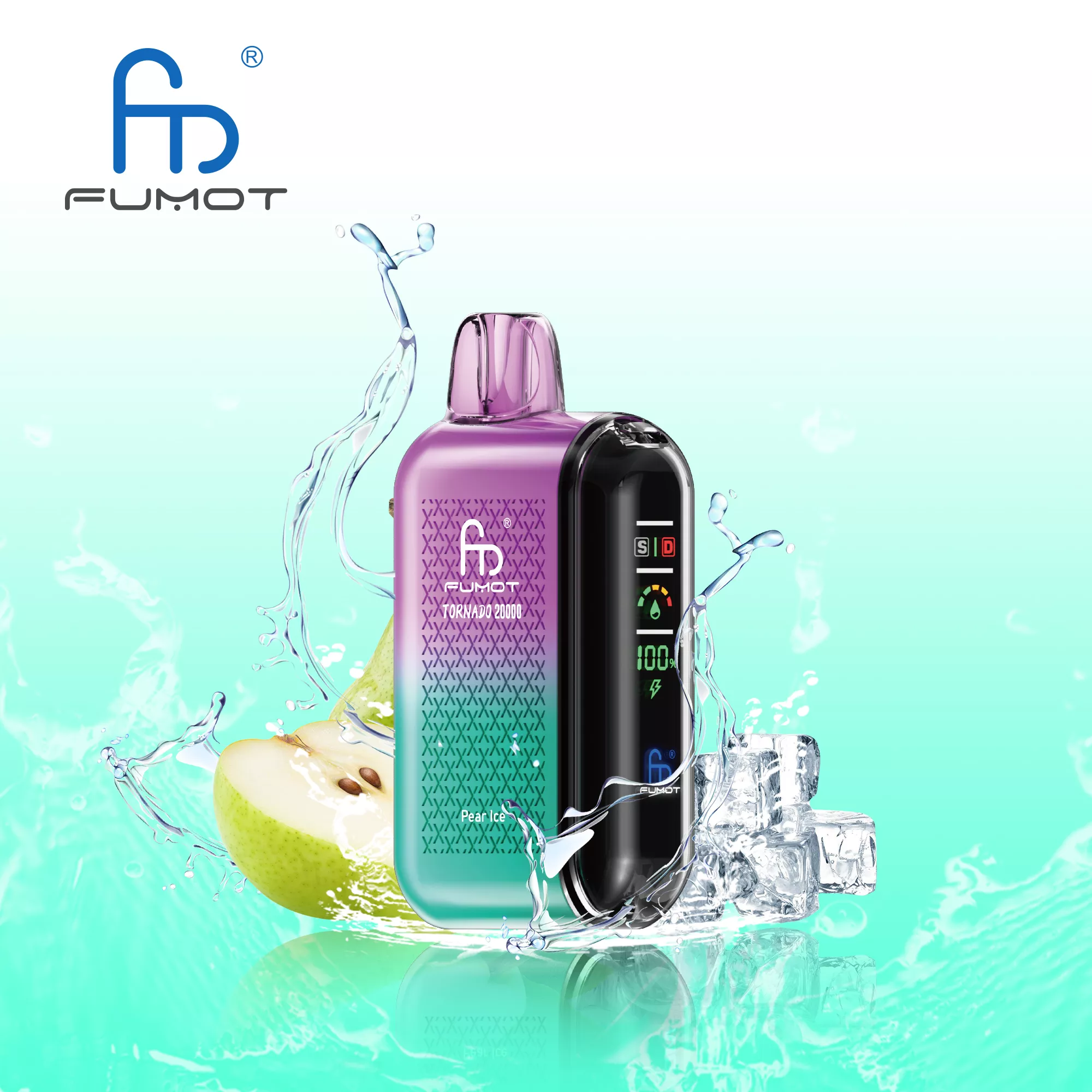 RandM FUMOT Tornado 20000 Züge Dual Mesh Display Einweg Vape Großhandel – Bild 18