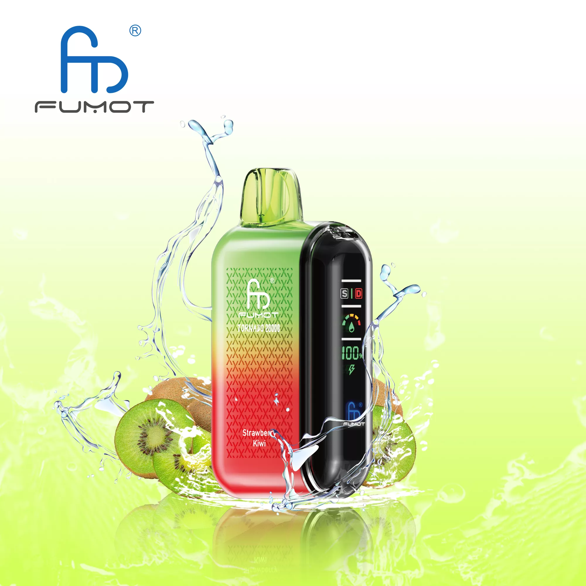 RandM FUMOT Tornado 20000 Züge Dual Mesh Display Einweg Vape Großhandel – Bild 24