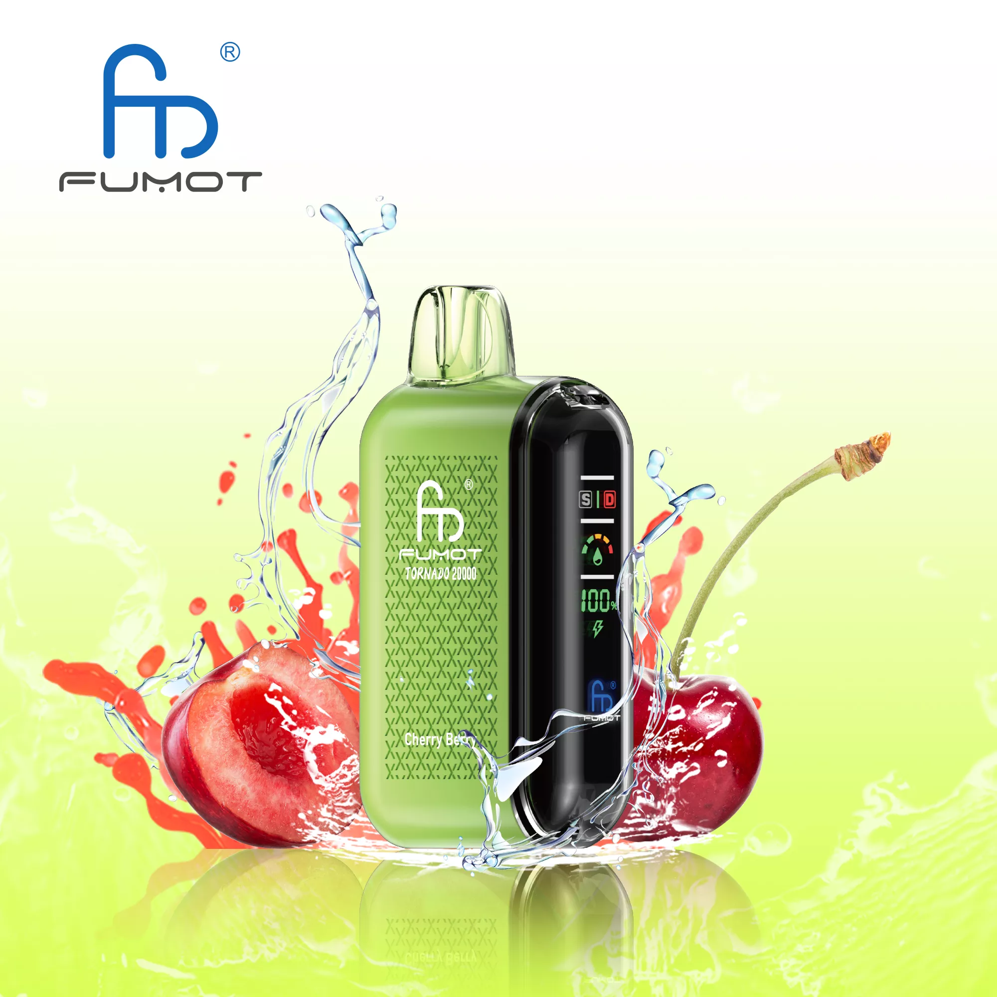 RandM FUMOT Tornado 20000 Züge Dual Mesh Display Einweg Vape Großhandel – Bild 6