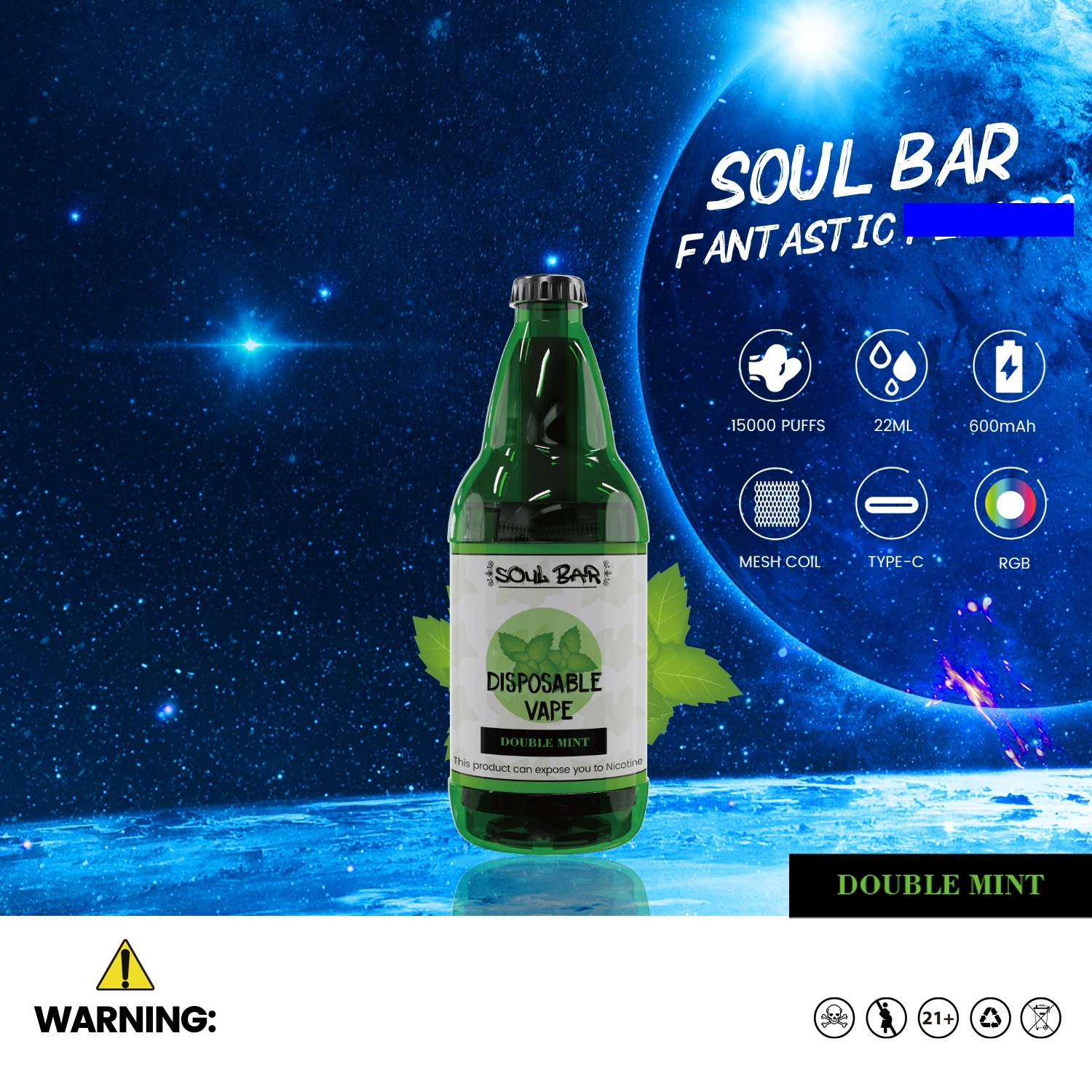 SFOG SOUL BAR 15000 Züge Einweg Vape Großhandel Günstig Kaufen – Bild 7