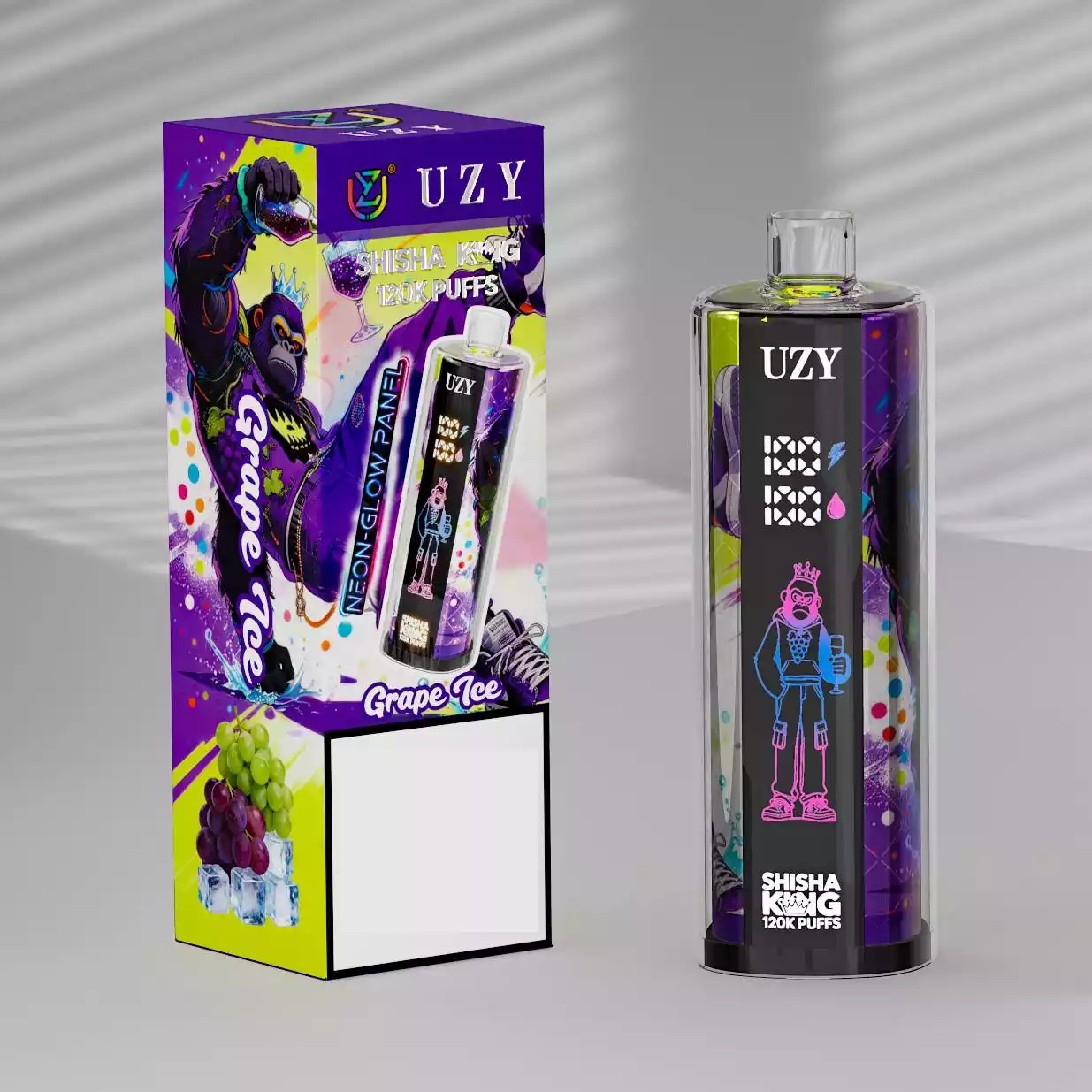 UZY Shisha Hookah King 120000 Puffs Einweg Vape Großhandel Smartscreen – Bild 9