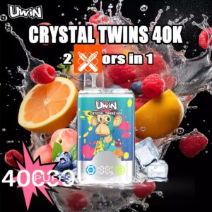 Uwin RandM TWINS Crystal 40000 Puffs Doppelgeschmack Einweg Vape Großhandel
