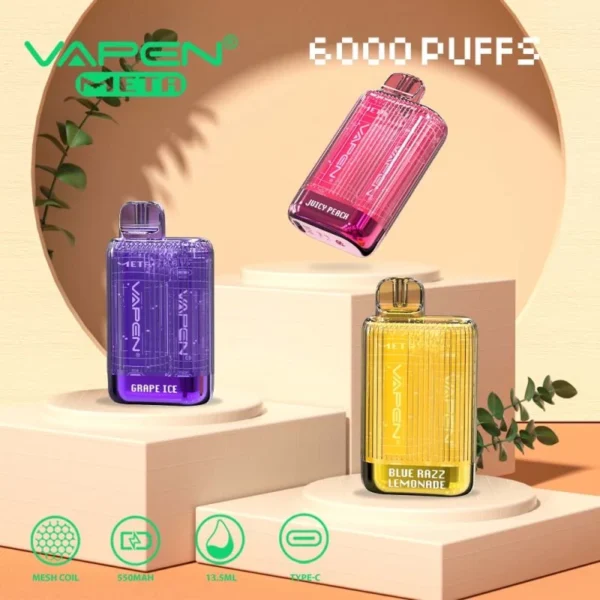 VAPEN Meta 6000 Züge – Produktansicht 1