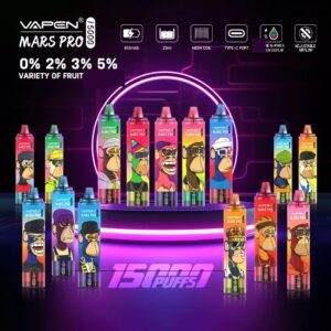 VAPEN MRS PRO 15000 mit Digitalanzeige – Produktansicht 1