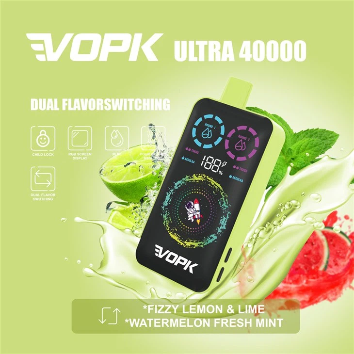 VOPK ULTRA 40000 Puffs Dual Flavour Einweg Vape Großhandel Display – Bild 5
