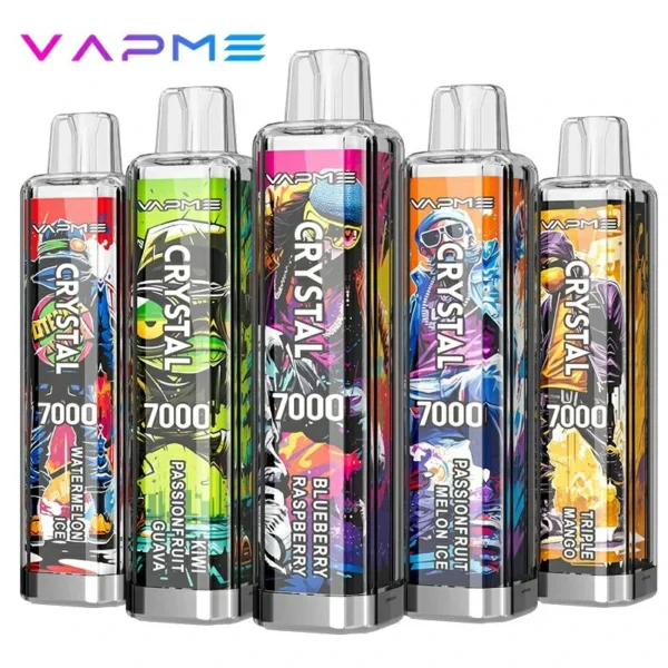 VAPME Crystal 7000 Züge Einweg Vape Großhandel günstig kaufen – Produktansicht 1