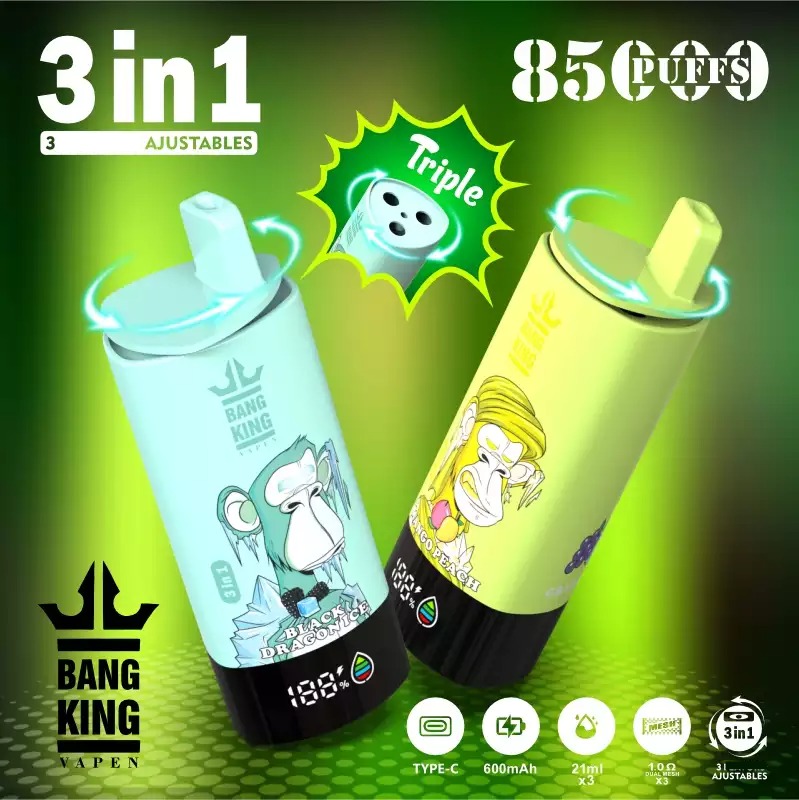 BANG KING 85000 Züge 3in1 Einweg Vape Triple Taste Großhandel DSK052 – Produktansicht 5