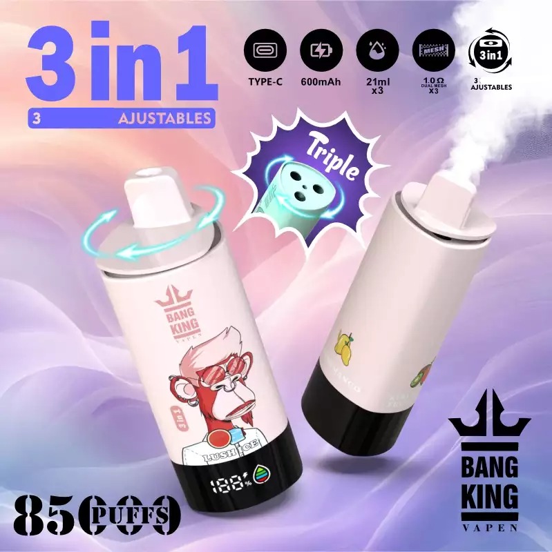 BANG KING 85000 Züge 3in1 Einweg Vape Triple Taste Großhandel DSK052 – Produktansicht 4