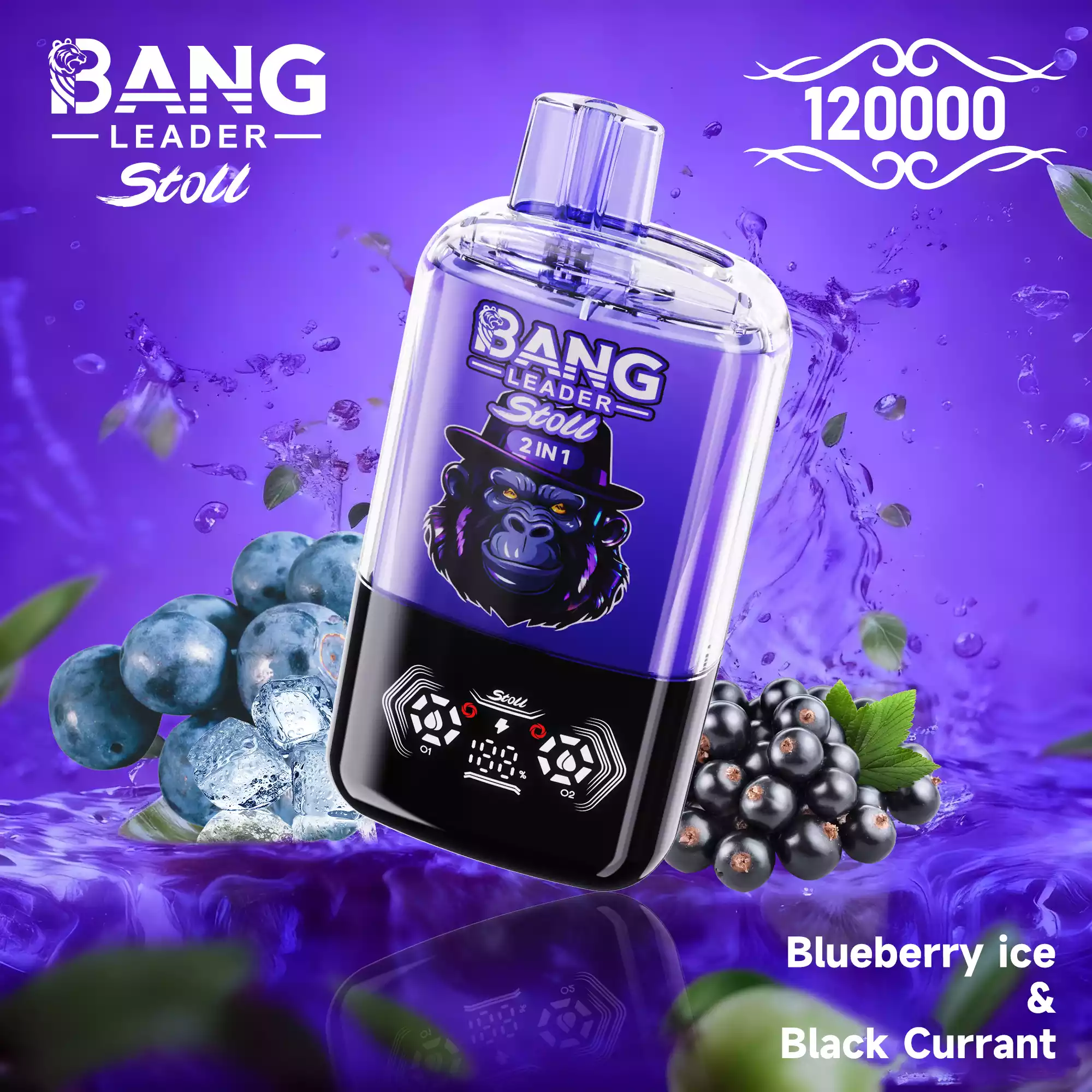 Bang Leader Stoll 120000 Puffs Einweg Vape Smart Display Dual Screen – Bild 4