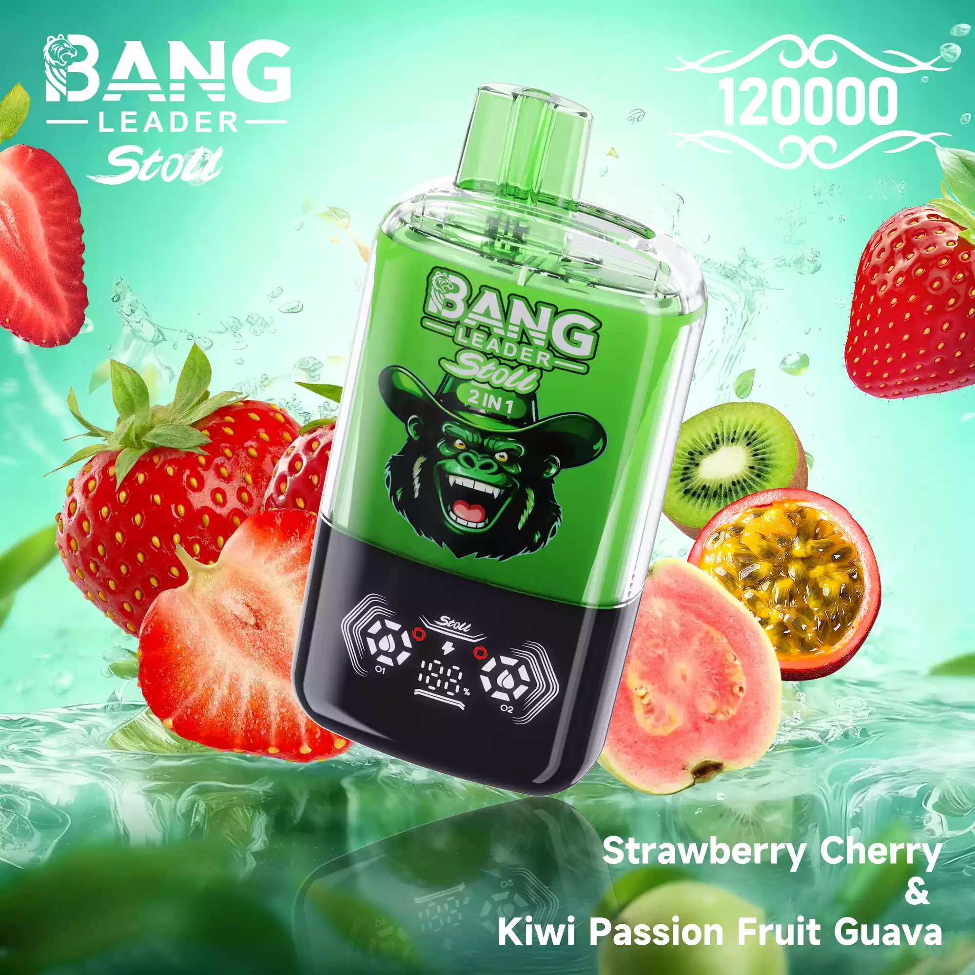 Bang Leader Stoll 120000 Puffs Einweg Vape Smart Display Dual Screen – Bild 12