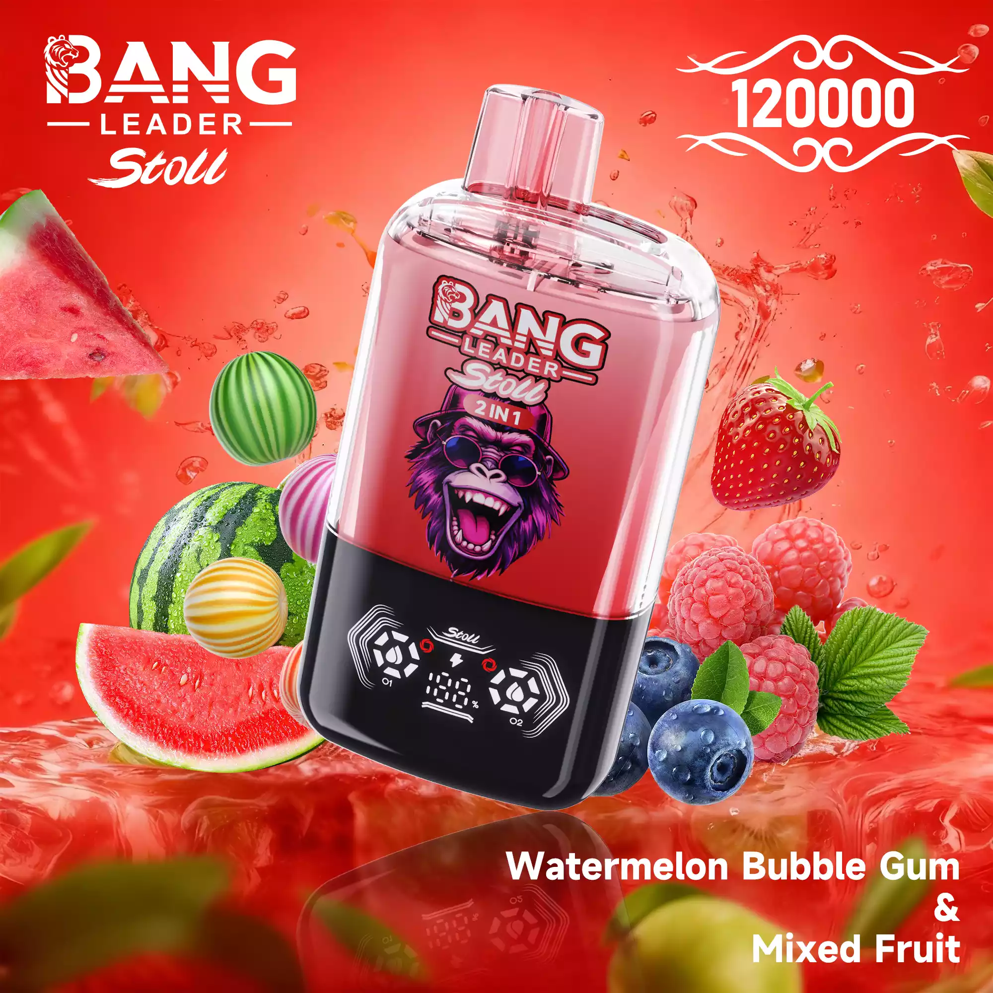 Bang Leader Stoll 120000 Puffs Einweg Vape Smart Display Dual Screen – Bild 11