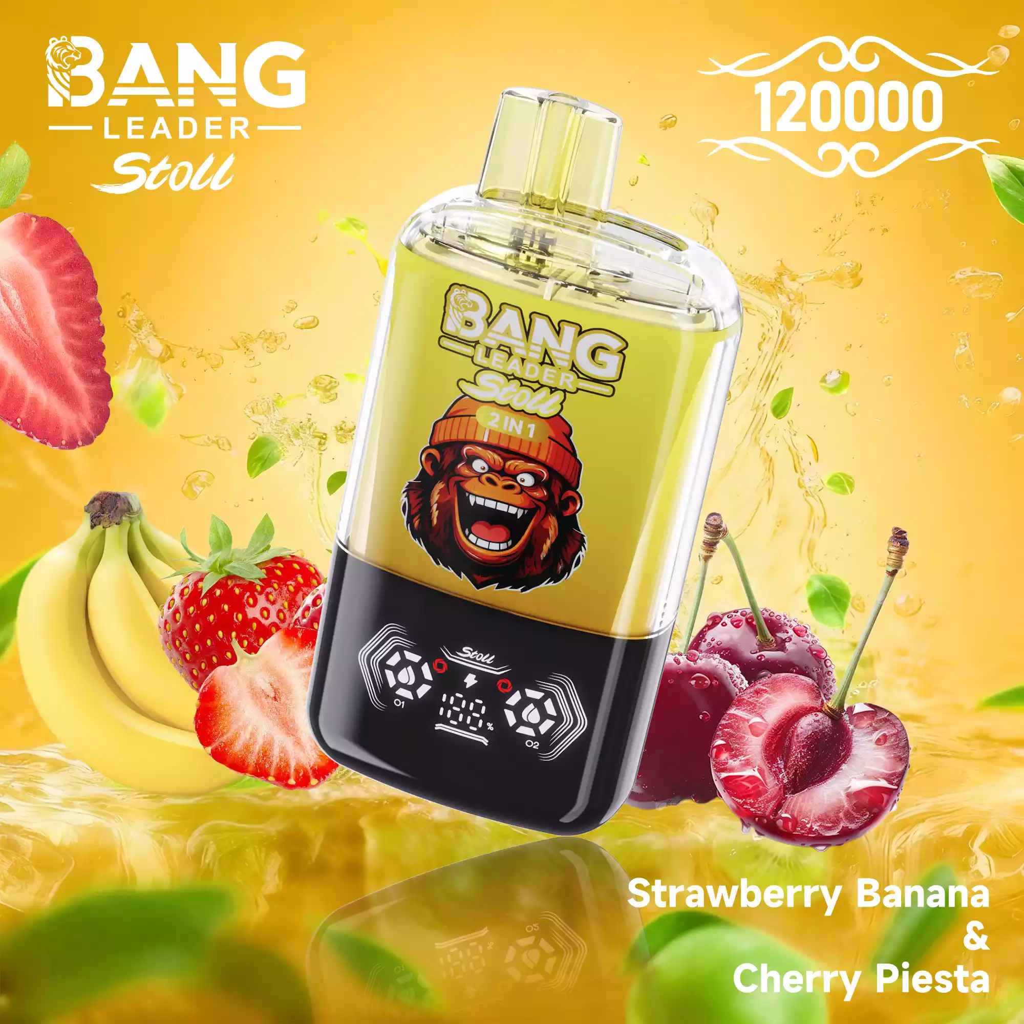 Bang Leader Stoll 120000 Puffs Einweg Vape Smart Display Dual Screen – Bild 10