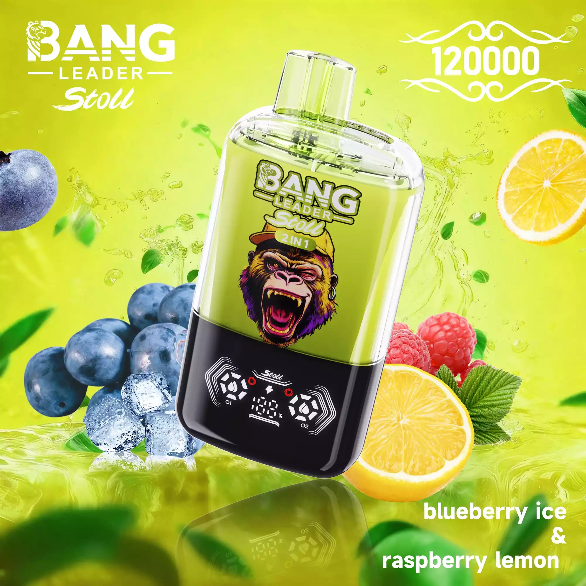 Bang Leader Stoll 120000 Puffs Einweg Vape Smart Display Dual Screen – Bild 8