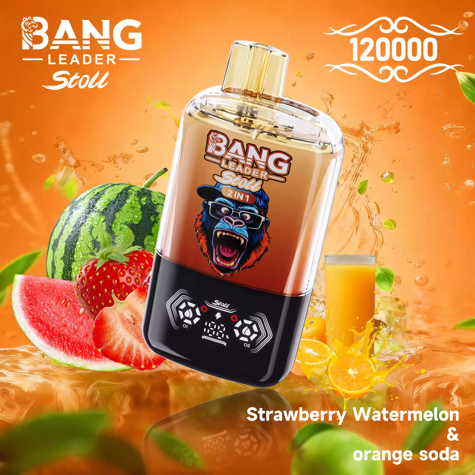 Bang Leader Stoll 120000 Puffs Einweg Vape Smart Display Dual Screen – Bild 6